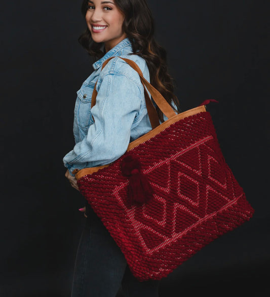 Tote bag Burnt red gorgeous