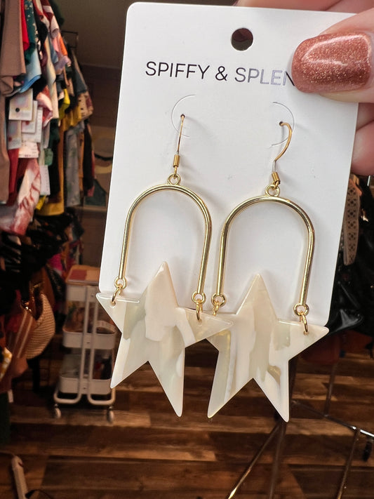 Star Resin Earrings