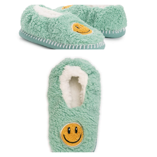 Smile slippers Mint size large