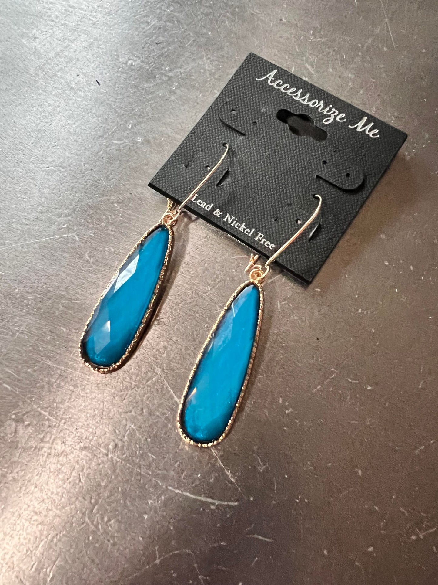 Earrings Blue Water Stunners
