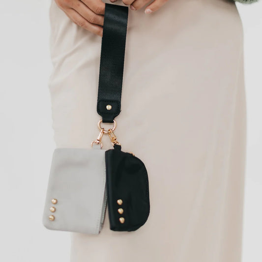 Dual Pouch Carry the Essentials with Wristlet