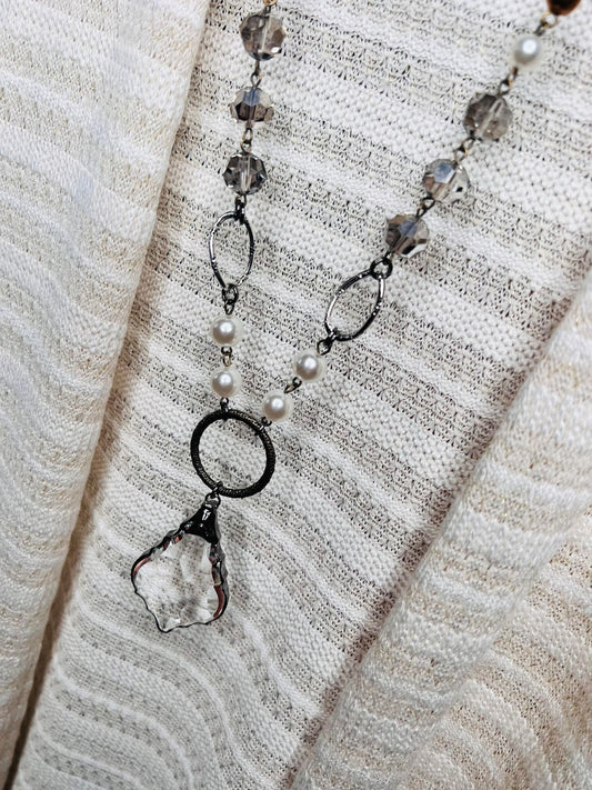 Necklace Gorgeous Stones with Crystal Statement